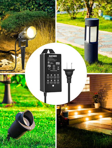Zuckeo Transformador Voltaje De 110-220v. A 12v Exteriores