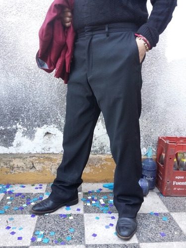 Pantalón Negro De Vestir - Feria 2030