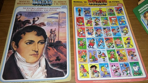 Lote 6 Laminas Anteojito,excelentes! Cartón 26x42 Leer! (Usado)