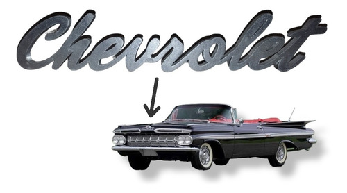 Letras Cofre Para Chevrolet Impala 1959
