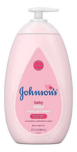 Loción Hidratante Rosa Bebé De Johnson Con Aceite De Coco, H