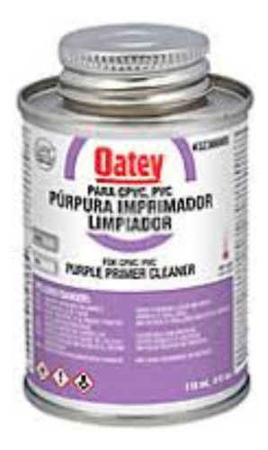 Limpiador E Imprimador Para Pvc 237 Ml Morado Oatey Lim-763