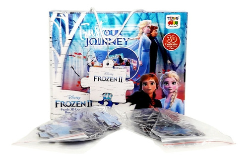 Puzzle 3d Frozen 2 Lenticular 48 Piezas