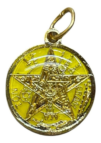 Pentagrama O Tetragramatón Ritualizado 7 Metales Visibles