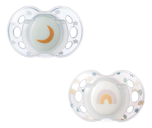Chupon Tommee Tippee Night Time 2pzs 18-36m Sucettes