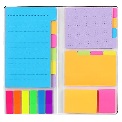 Sticky Notes Set, Hommie Colored Divider Self-stick Jsh6b