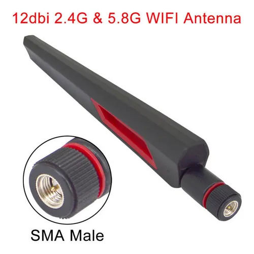 2x Sma 10db-12dbi De Doble 5g Adaptador De Módem De