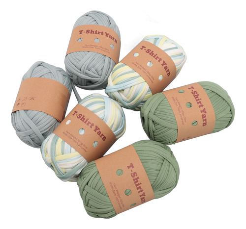 Camiseta Carpet Yarn De 6 Rollos, Suave, Elástica, Lavable