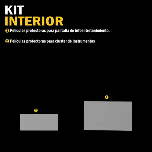Kit Ppf Micas Pantalla Compatible Con Byd Yuan Pro 2025