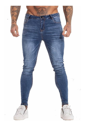 Calça Jeans Premium Masculina Rasgada Skinny Lycra  Offert