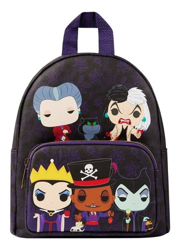 Mochila Funko Pop! Disney Villanas Color Negro