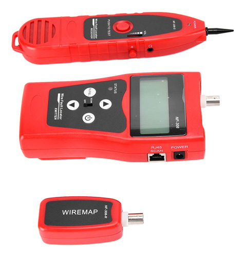 Cable Tracer Nf308 Network Tester, Pantalla Lcd, Portátil