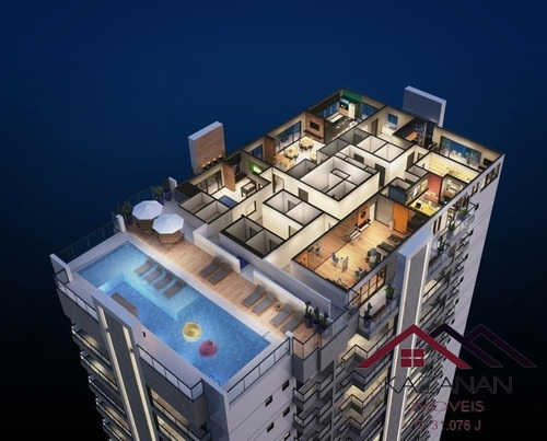 Imagem 7 de 15 de Apartamento 2 Dormitórios Edifício Vianna - Lazer Completo Boqueirão Santos - 4490