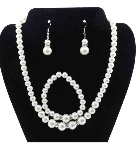 Conjunto De Collar Y Pendientes W Para Mujer Con Diamantes Y