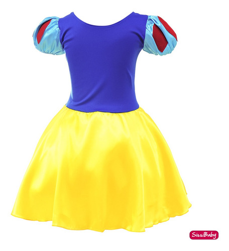 Fantasia Infantil Branca De Neve Luxinho Com Capa E Tiara