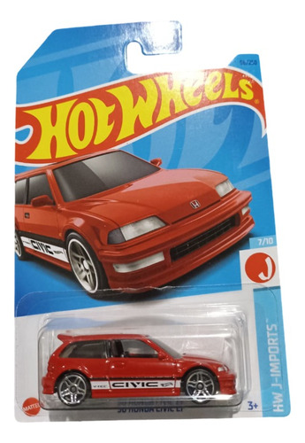 Hot Wheels 90 Honda Civic Ef J-imports 2023