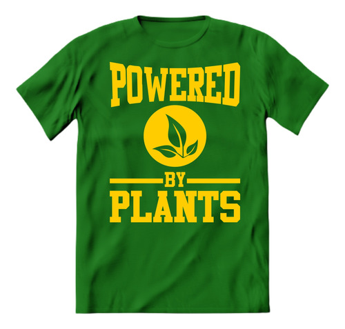 Playera Vegano Vegetariano Powered By Plants Pbp Niño