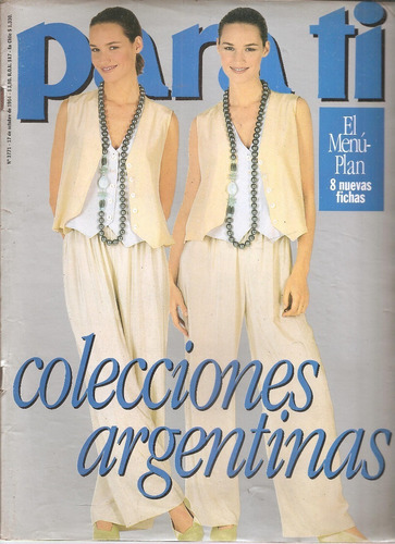 Revista Para Ti Nº 3771 Colecciones Argentinas Octubre 1994