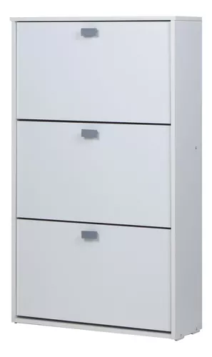 Mueble Zapatero Organizador Botinero Melamina 18 Zapatillas