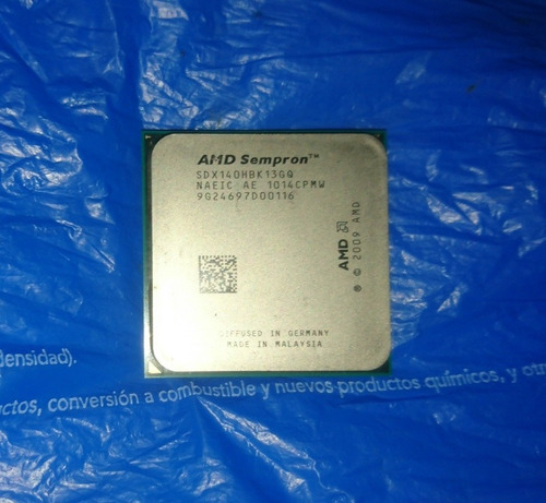 Procesador Amd Sempron 140 (2.70 Ghz, Am2+, Am3) Funcionando