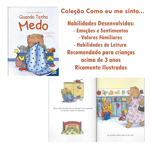 Coleção Como Eu Me Sinto... 7 Livros Com Valores Familiares