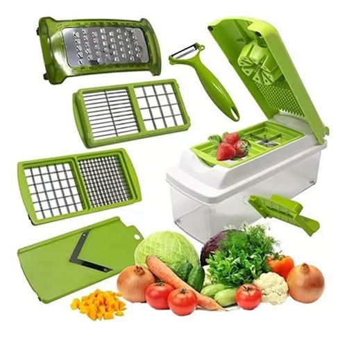 Cortador Rallador De Frutas Picador Verduras Manual Cocina