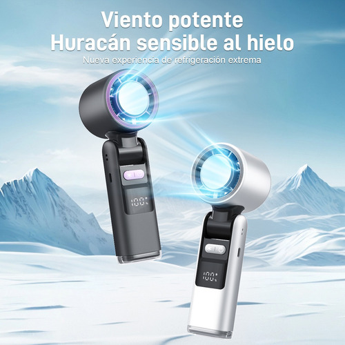 Ventilador De Refrigeración Portátil Recargable Mano 4000mah