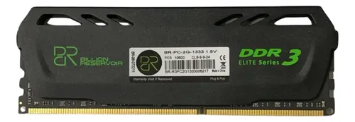 Memória Ram Ddr3 Pc3 10600 Cl9-9-9-24 2g Billion Reservoir