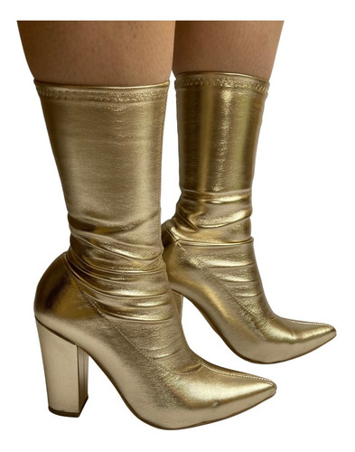 Imagen 4 de 10 de Bota Dama Stretch Puntal Felipe Rentería Moda Vestir Mujer