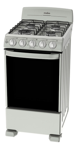 Cocina Mabe ProfesionalEM5041BAI color silver con puerta con visor 127V