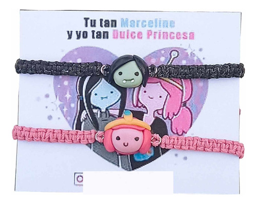 Pulseras Marceline Y Dulce Princesa Hora De Aventura