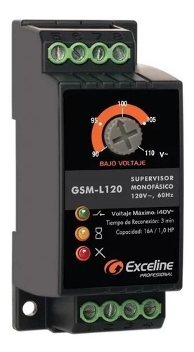 Protector De Voltaje Supervisor Monofasico Exceline 110/220v