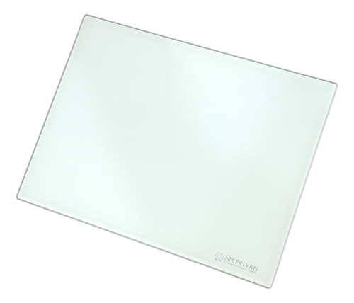 Tabla De Corte Vidrio Multifunción Kitchen Glass 5mm 6/12 Blanco