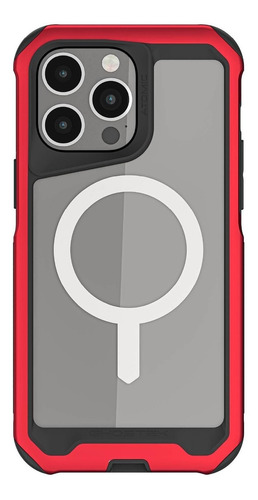 Funda Ghostek Atomic Para iPhone 14 Pro Max Aluminio Tra Roj