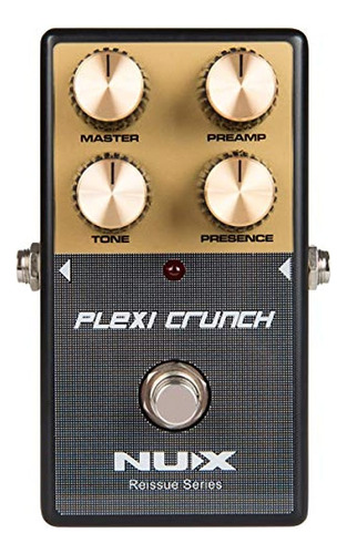 Nux Plexi Crunch Guitar Distortion Effect Pedal High Gain Di