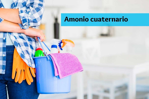 Imagen 6 de 9 de Amonio Cuaternario Desinfectante Pack X2 Bactericida Premium