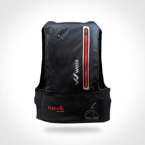 Imagen 2 de 9 de Chaleco Hidratación Weis Flex 2+5 L Ideal Trekking Running
