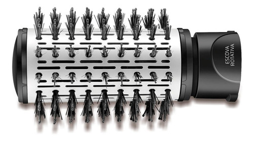 Imagem 7 de 9 de Escova Rotativa Giratória Elétrica De Cabelo Ceramic 1200w