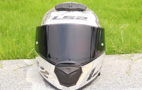 Mica Para Casco Espejo Ls2-ff390,certificación Dot/ece