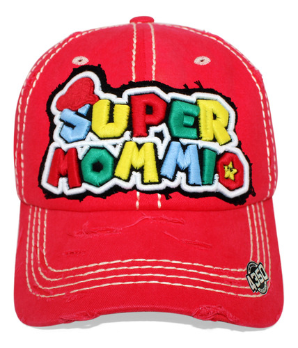 Gorra Original Curva Pook Frase Super Mommi