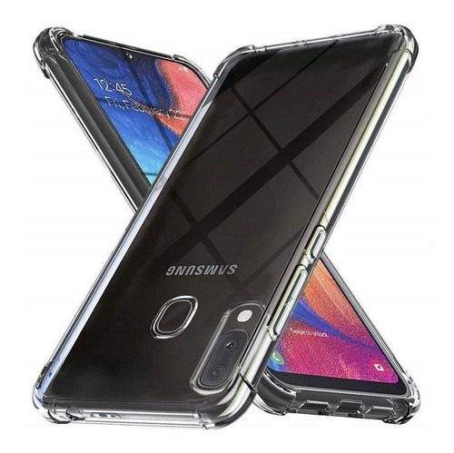 Planeta Case Anti Impacto Transparente Capa Silicone Anti Impacto Samsung Galaxy M20 Transparente