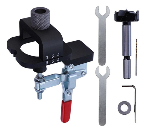 Kit De Plantillas Para Bisagras De Carpintería De 35 Mm