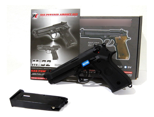 Pistola Airsoft M92 Std Full Metal We