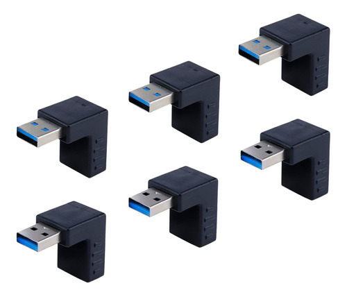 Antrader Conector Usb 3.0 A Macho A Hembra, Ngulo De 90 Grad