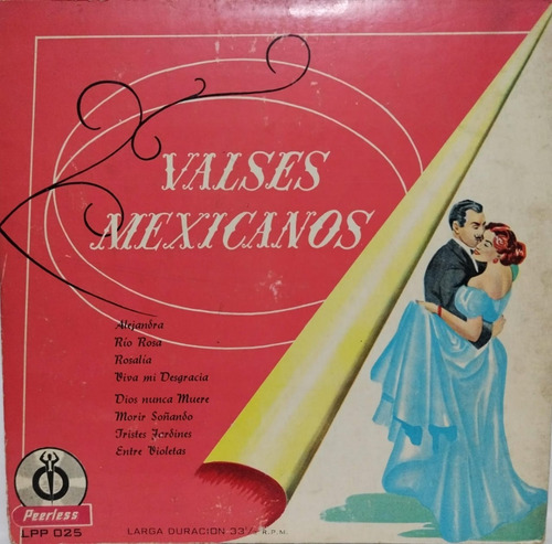 Varios Artistas  Valses Mexicanos Made In Mexico Lp 10