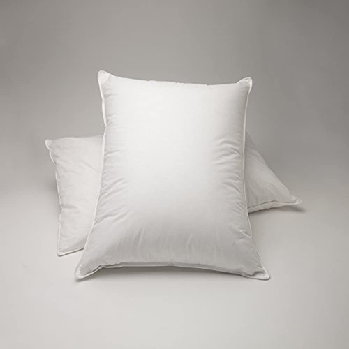 Finefeather 100% Almohada De Plumón De Ganso Blanco, Potenci