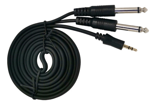 Cable De Audio De 3.5 A 6.5 Pulgadas, 1 Punto, 2, Macho A Ma