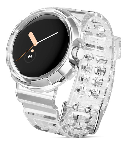 Carcasa Google Pixel Watch 2 Banda Mujeres Hombres Prot...