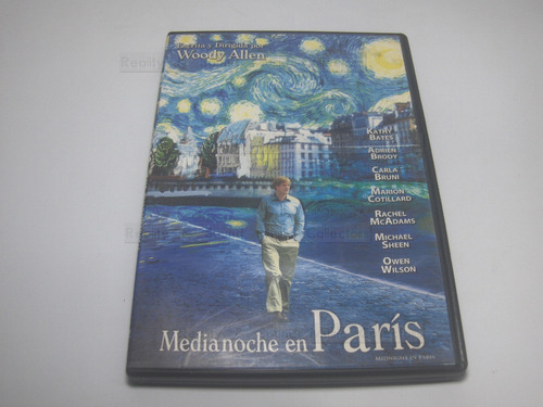 Media Noche En Paris Pelicula Dvd Owen Wilson Woody Allen