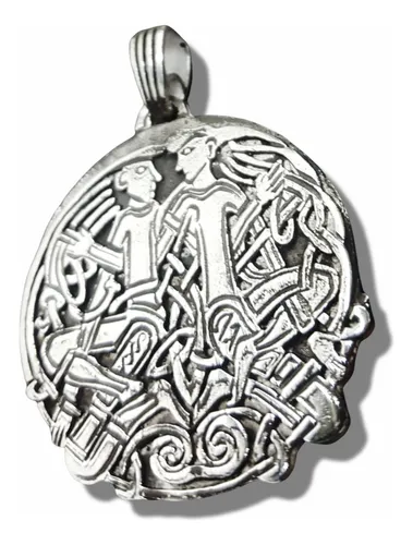 Dije Celta Simbolo Amistad Eterna 4,5 Cm 15 Gr En Plata Art 374